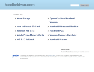handheldwar.com screenshot