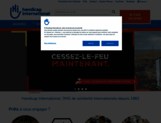 handicap-international.fr screenshot