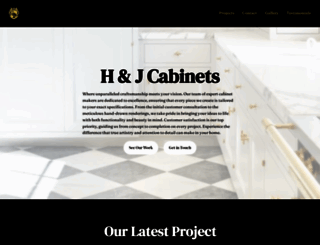 handjcabinets.com screenshot