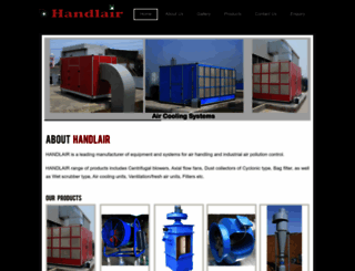 handlair.co.in screenshot