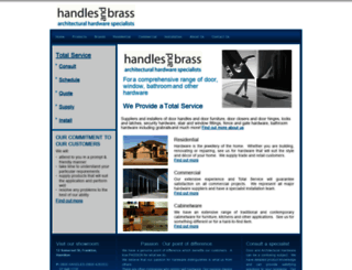 handlesandbrass.co.nz screenshot