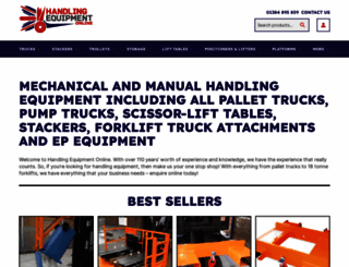 handlingequipmentonline.com screenshot