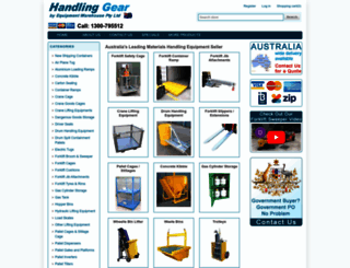 handlinggear.com.au screenshot