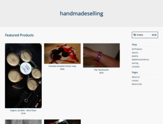 handmadeselling.bigcartel.com screenshot