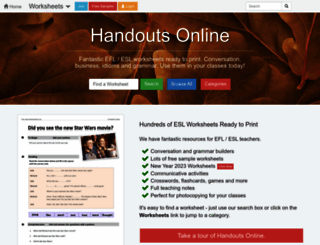 handoutsonline.com screenshot