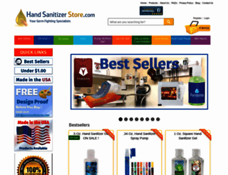 handsanitizerstore.com screenshot