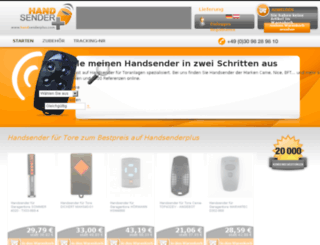 handsenderplus.com screenshot