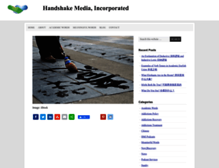 handshakemediainc.com screenshot