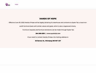 handsofhope.ca screenshot