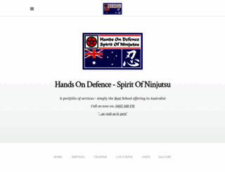 handsondefence-spiritofninjutsu.com screenshot