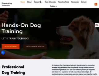 handsondogtraining.com screenshot