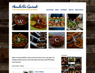 handsongourmet.com screenshot