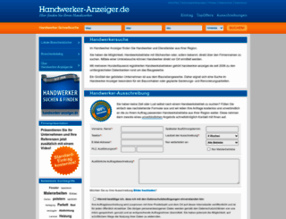 handwerker-anzeiger.de screenshot