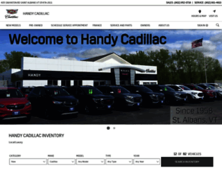 handycadillac.com screenshot