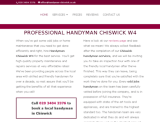 handyman-chiswick.co.uk screenshot