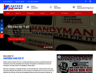 handymancanfixit.com.au screenshot