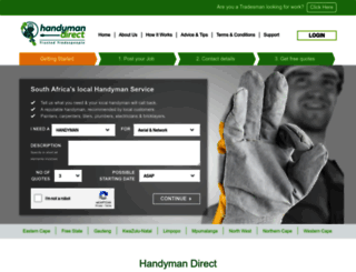 handymandirect.co.za screenshot