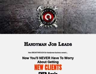 handymanjobleads.com screenshot