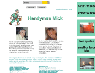 handymanmick.co.uk screenshot
