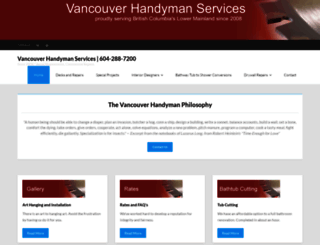 handymanservicesvancouver.com screenshot