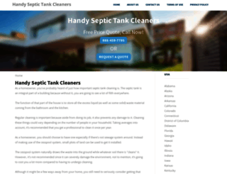 handyseptictankcleaners.com screenshot