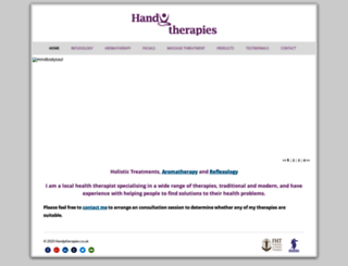 handytherapies.co.uk screenshot