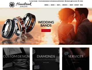 hanebrinkjewelers.com screenshot