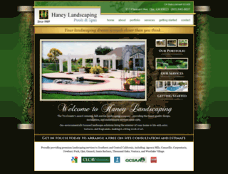haneylandscape.com screenshot