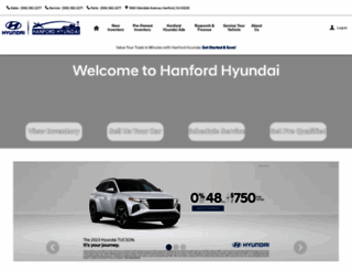 hanfordhyundai.com screenshot