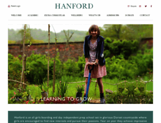 hanfordschool.co.uk screenshot