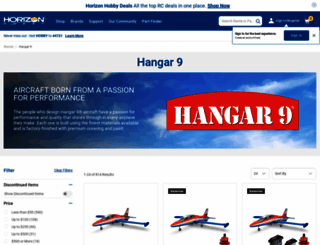 hangar-9.com screenshot