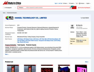 hangeltech.en.made-in-china.com screenshot