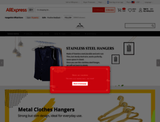 hangerlink.aliexpress.com screenshot