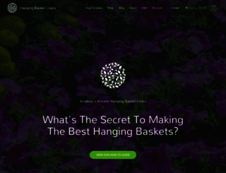 hangingbasketliners.co.uk screenshot