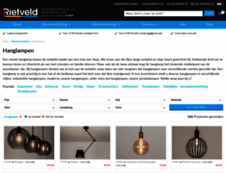 hanglampen.nl screenshot