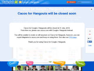 hangouts.cacoo.com screenshot