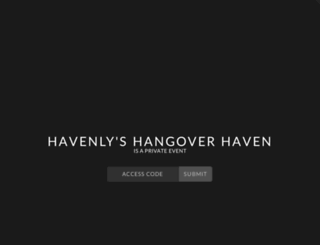 hangoverhaven.splashthat.com screenshot