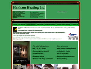 hanhamheating.co.uk screenshot