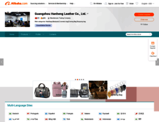 hanhengbag.en.alibaba.com screenshot