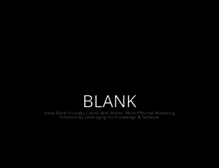 hankblank.com screenshot