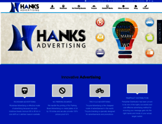 hanksadvertising.com screenshot
