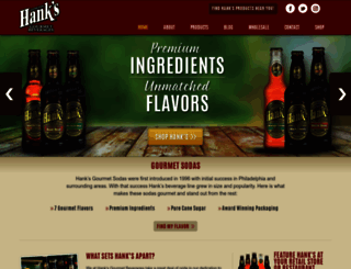 hanksbeverages.net screenshot