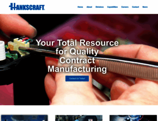 hankscraft.com screenshot