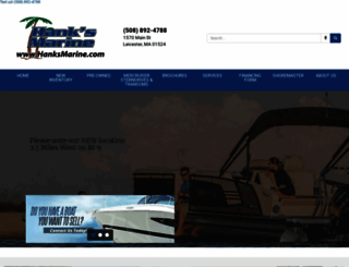 hanksmarine.com screenshot