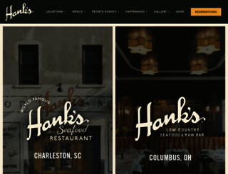 hanksseafoodrestaurant.com screenshot