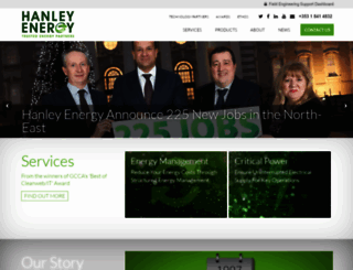 hanleyenergy.ie screenshot