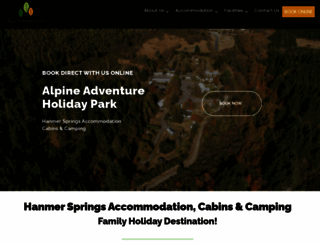 hanmerspringsaccommodation.co.nz screenshot