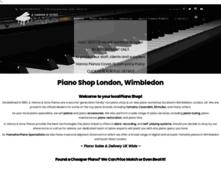 hanna-pianos.co.uk screenshot
