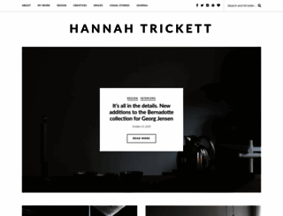 hannahtrickett.com screenshot