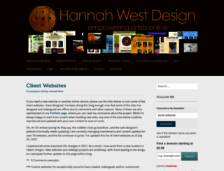 hannahwestdesign.com screenshot